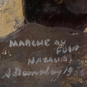 Albert DANDOY (1885-1977): « Namur - Le marché au foin »