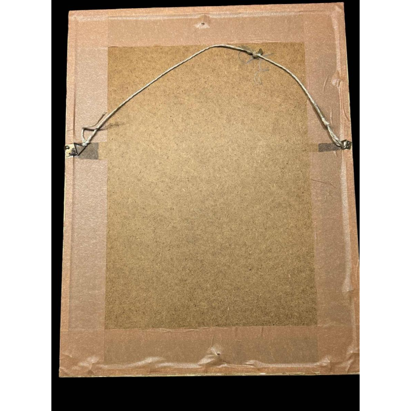 Albert DANDOY : « GOURDIN Haute Marcelle street Namur » painting oil on cardboard