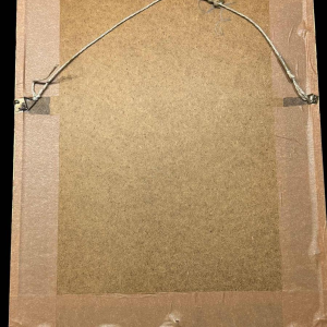 Albert DANDOY : « Chez GOURDIN rue Haute Marcelle à Namur » peinture huile sur carton