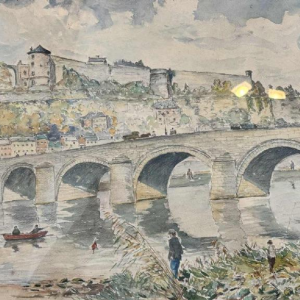 G. JACOBS « Namur - The Jamb Bridge and the Citadel" in