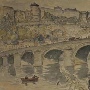 G. JACOBS « Namur - The Jamb Bridge and the Citadel" in