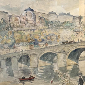 G. JACOBS « Namur - The Jamb Bridge and the Citadel" in
