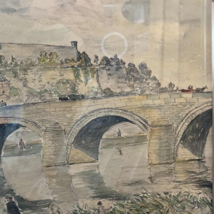 G. JACOBS « Namur - De Jambes-brug en de Citadel » in 1931