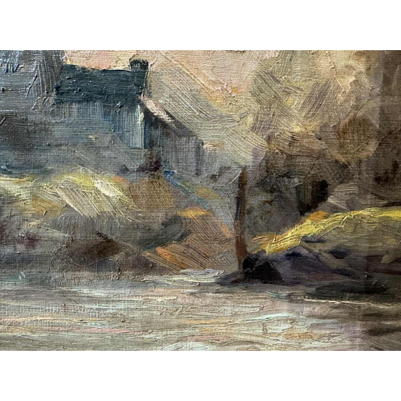 Modeste Jean LHOMME (1883-1946): La Meuse à Chockier 1929 (The Meuse at Chockier 1929)