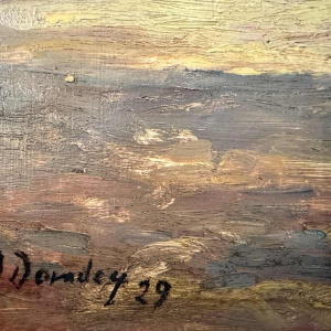 Albert DANDOY (1885-1977): rare marine - chalutier à voile