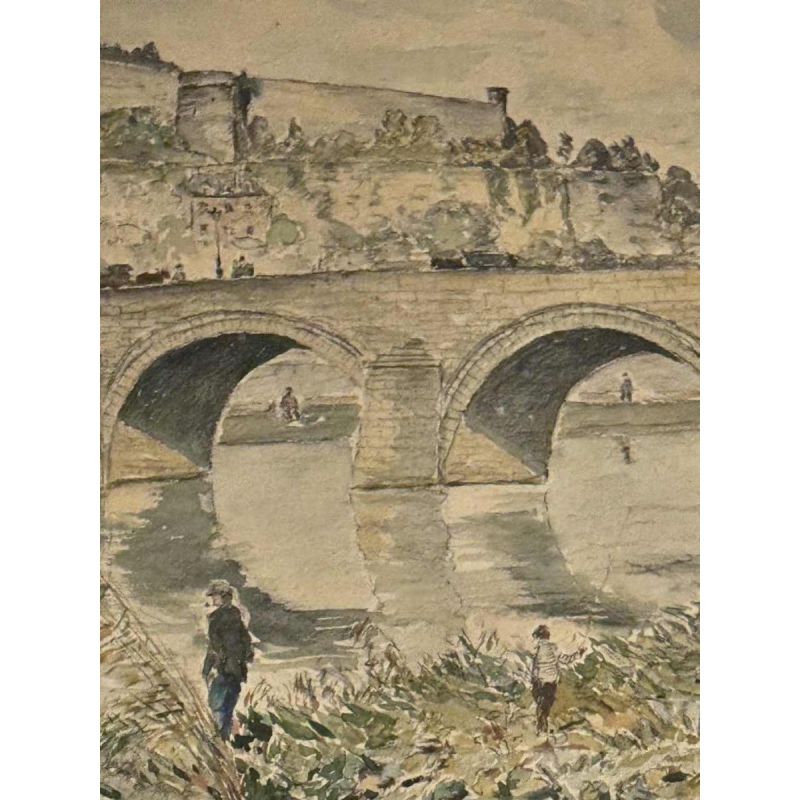 G. JACOBS « Namur - The Jamb Bridge and the Citadel" in