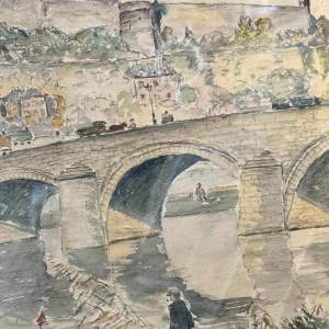 G. JACOBS « Namur - Le pont de Jambes et la Citadelle » en 1931