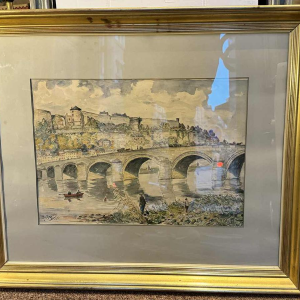 G. JACOBS « Namur - De Jambes-brug en de Citadel » in 1931