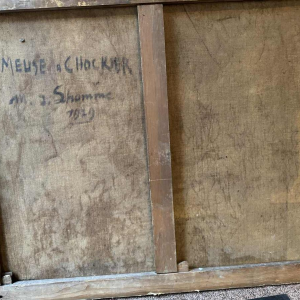 Modeste Jean LHOMME (1883-1946): La Meuse à Chockier 1929 (The Meuse at Chockier 1929)