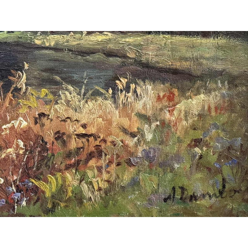 Albert DANDOY «La Meuse » huile sur toile