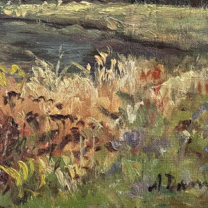 Albert DANDOY «La Meuse » huile sur toile