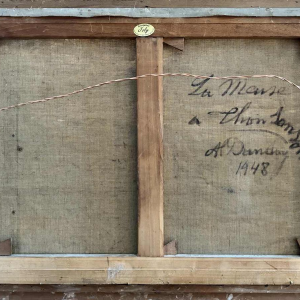 Albert DANDOY «TheMeuse» oil on canvas