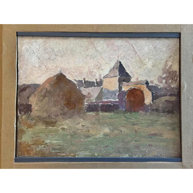 Jean-Baptiste SCORIEL (1883-1956): De arcades in de haven van Dieppe - schilderi