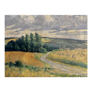Eugène COLIGNON “Landschap in de streek van Namen” schilderij olieverf op doek