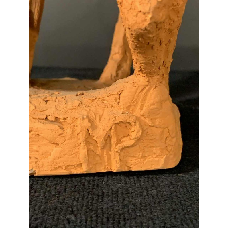 MARIO PERUGGINI, Terracotta Horse animal sculpture, Unique Piece, 1960s