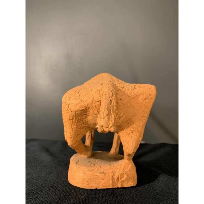 MARIO PERUGGINI, Sculpture animalière Cheval, Terre Cuite, Pièce Unique, 1960s