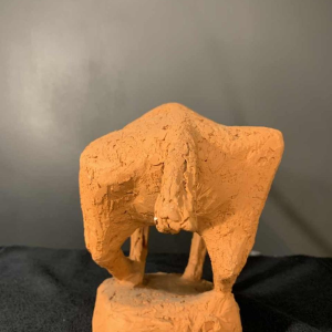 MARIO PERUGGINI, Terracotta Horse animal sculpture, Unique Piece, 1960s