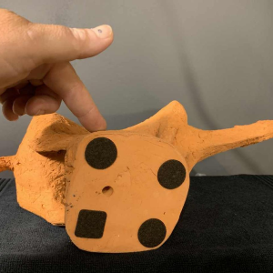 MARIO PERUGGINI, Terracotta Dierlijke Paard Sculptuur, Uniek Stuk, 1960s