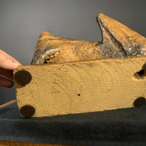 MARIO PERUGGINI, Glazed Stoneware Dog animal sculpture, Unique Piece, 1960s