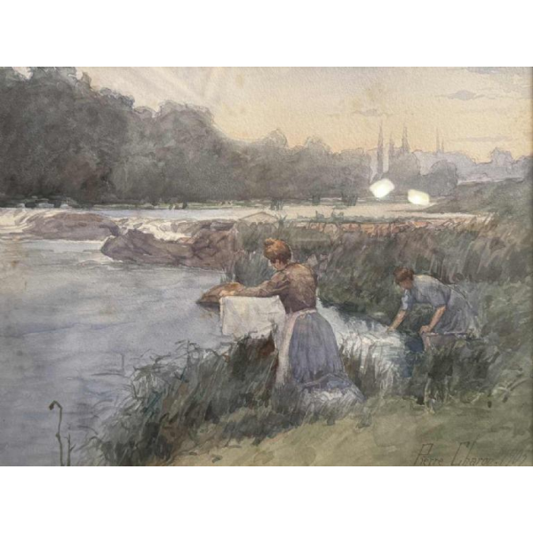 Pierre CHARON The washerwomen