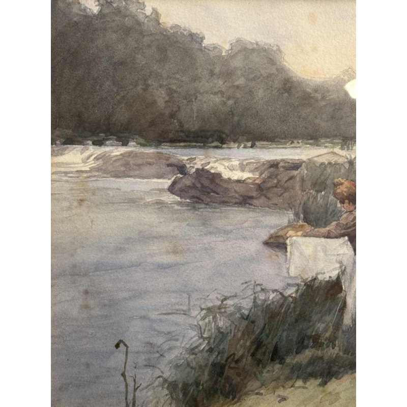 Pierre CHARON « Les lavandières »