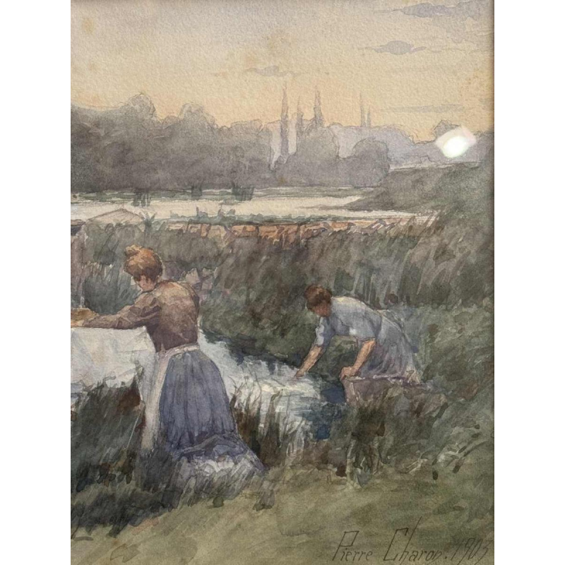 Pierre CHARON The washerwomen