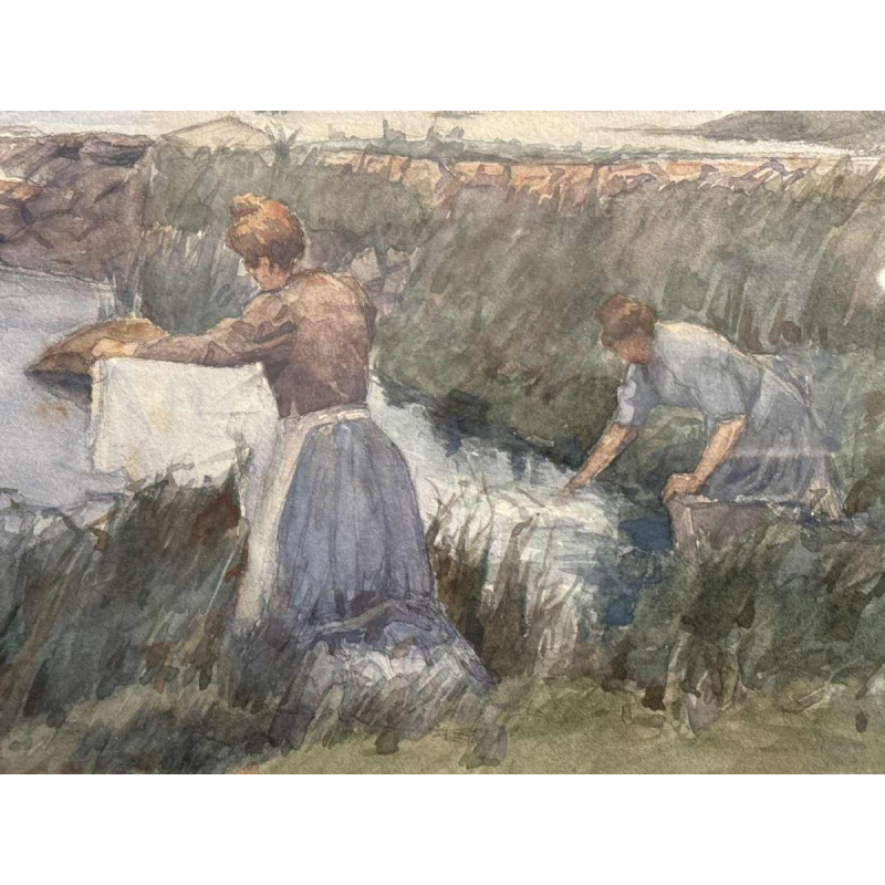 Pierre CHARON « Les lavandières »