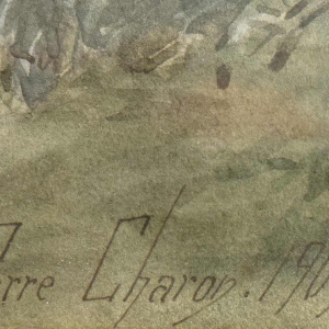 Pierre CHARON « Les lavandières »