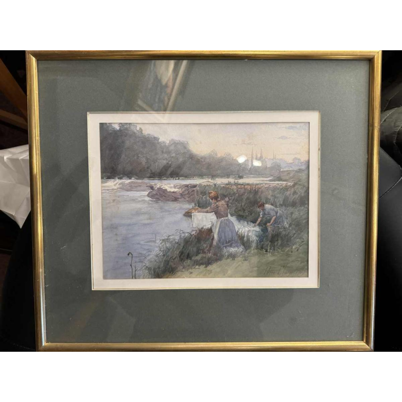 Pierre CHARON « Les lavandières »