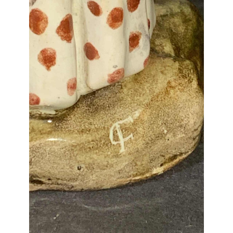 Cacciapuoti Fratelli, 2 impressionist sculptures of elegant women, 1881