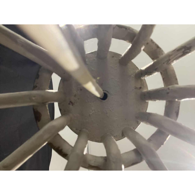 Jean Royère Mille-Pattes staande lamp van gelakt smeedijzer, circa 1951