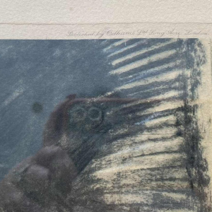 William Barribal pour Odhams London "The Prima Donna', élégante au chapeau, lithogravure Art Déco, ca 1920