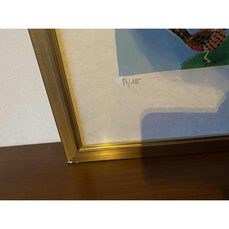 Mady de le Giraudière “Vogels” litho genummerd 74/195