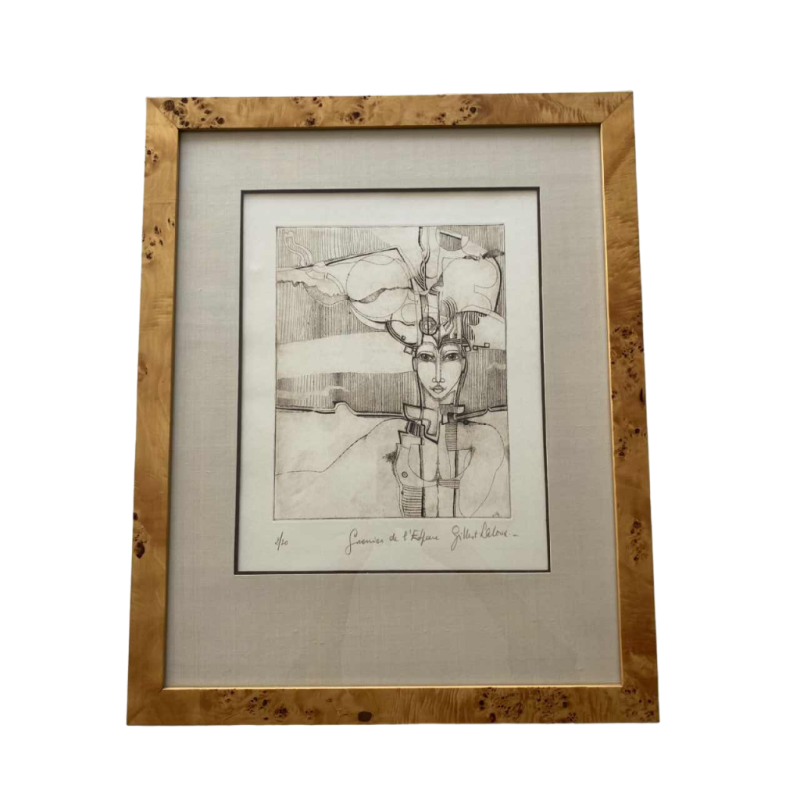 Gilbert Laloux, etching numbered 2/20 and titled