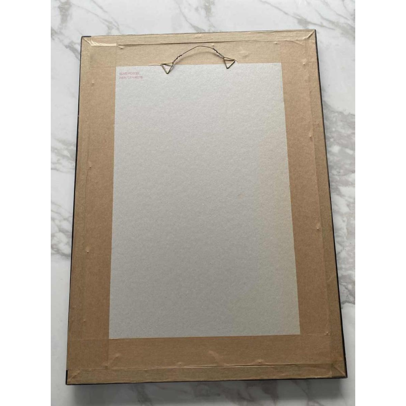 Henri Thomas “Cariatide” litho 59/100 met een vrouw in profiel, ca 1900