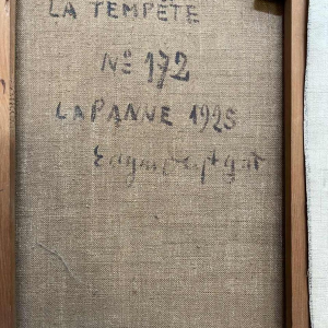 Edgard TYTGAT  The storm, La Panne  painting oil on canvas, 1925