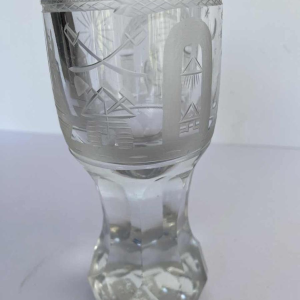 Engraved masonic glass