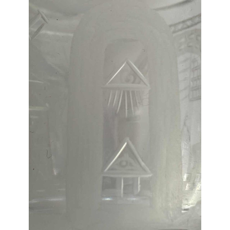 Engraved masonic glass