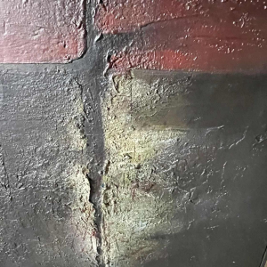 MACKOWIAK ERWIN "Tiss" Belgisch abstract schilderij, olieverf op doek, 1962