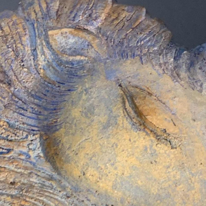 KATARZYNA NOWAK, Importante Sculpture "UNICORN" Licorne Cheval Terre Cuite 2010s