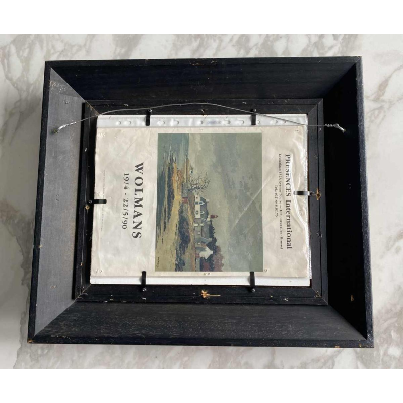 Jacques Wolmans 'Paysage maritime' tableau huile sur panneau, XXe s