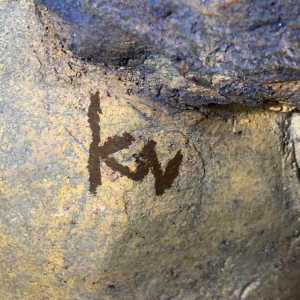 KATARZYNA NOWAK, Belangrijke sculptuur "UNICORN" Eenhorn Paard Terracotta 2010s