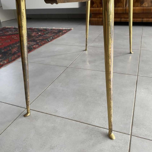 C. de Savigny, table basse / de salon aux poissons, carreaux de céramique colorés, ca 1950