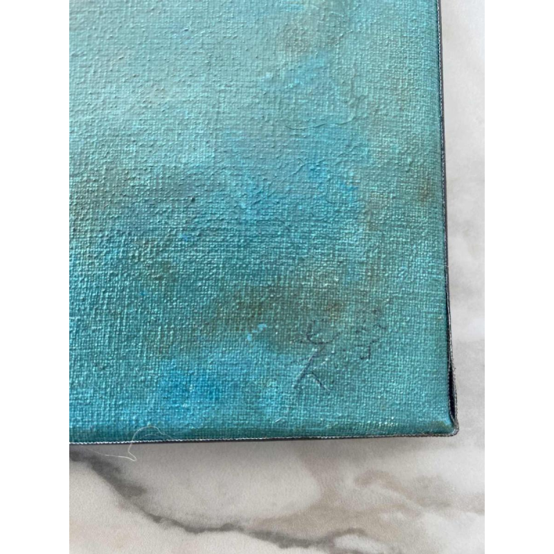 Jacques Zimmermann ‘Les quarillots’ abstract painting, oil on canvas