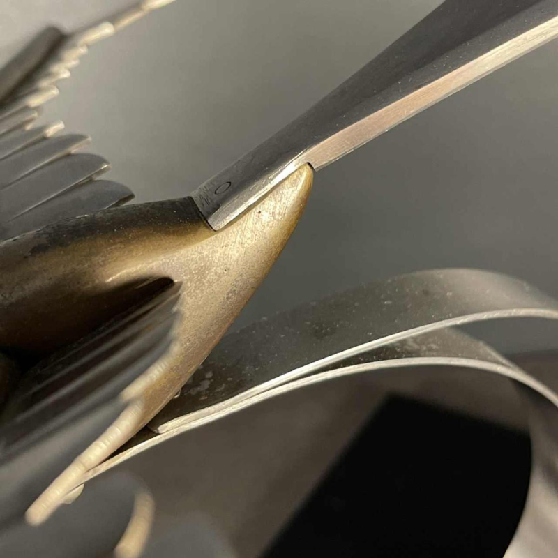 Art Deco Dierensculptuur "Vogel" Aluminium / Staal / Bronz, ca 1930