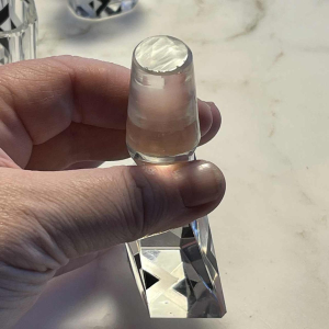 Karl Palda, Service a` liqueur Art De´co en cristal, de´cor cubiste, ca 1930