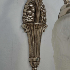 Hettier et Vincent : paire d'appliques art deco, 1930 France