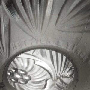 Hettier & Vincent : een paar Franse 1930 art deco wandlampen