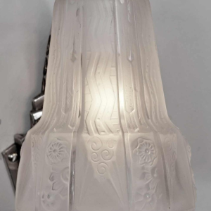 Muller frères : paire d'appliques art deco, 1930 France