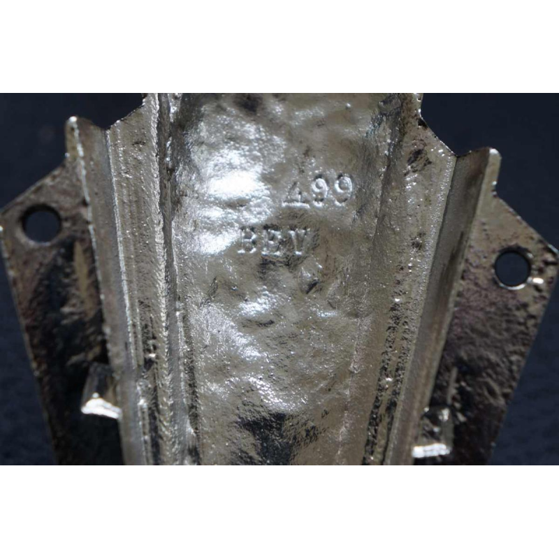 Muller frères : een paar Franse 1930 art deco wandlampen